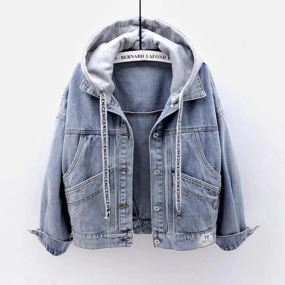 Deconstructible Hooded Denim Jacket