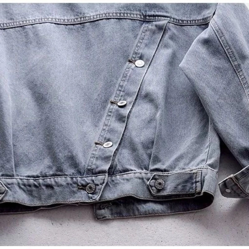 Deconstructible Hooded Denim Jacket