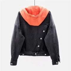 Deconstructible Hooded Denim Jacket