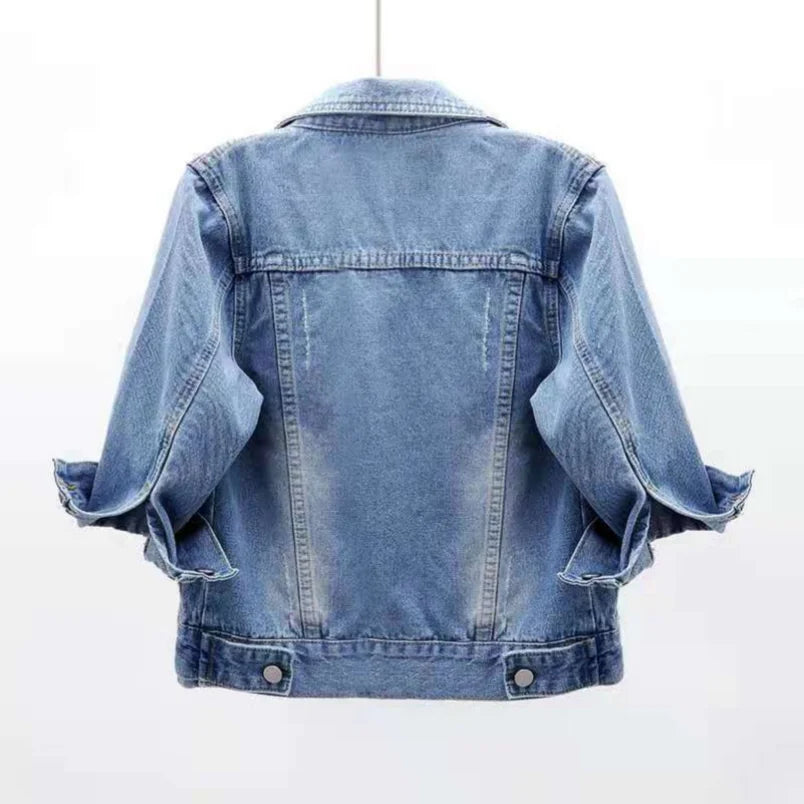 Casual Colorful Denim Jacket